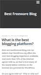 Mobile Screenshot of bestfreewareblog.com